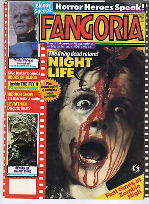 Fangoria Magazine #82 Night Life Killer Klown Poster Swamp Thing Low Grade 2.5 • $5.99