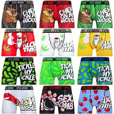 £7.99 • Buy Mens Rude Funny Boxer Shorts Trunks Xplicit Crosshatch Novelty Gift Underwear 