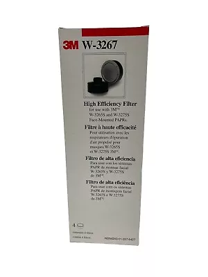 High Efficiency Filter Face Mounted PAPRs 3M W-3267 / W3267 (4per Box) • $29.05