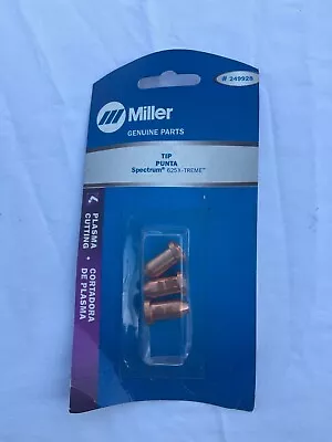 Miller 249928 Tip For Spectrum 375 375/625 X-treme XT40 Torch 3PK • $15.99