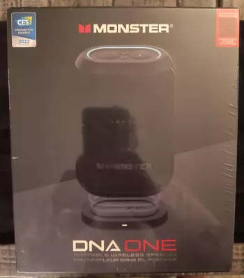 Monster DNA ONE Portable Bluetooth Speaker W/Qi Wireless Charging - Black - New • $75