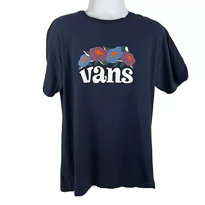 VANS Off The Wall Classic Fit T-Shirt Size Large Flower Design Skateboarding • $30