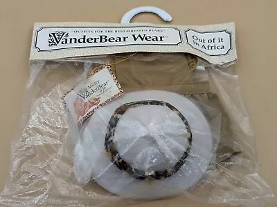 1988 VANDERBEAR WEAR- OUT OF IT IN AFRICA Safari Outfit For Teddy Bear 7-20  NIP • $16.80