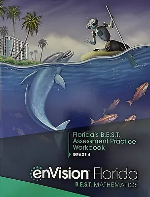 Grade 4 Envision Math Florida B.E.S.T. Assessment Practice Workbook BEST 2023 • $34.99