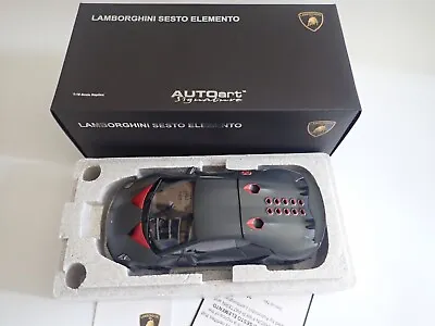 1/18奥图亚AUTOart Lamborghini SESTO ELEMENTO Alloy Car Models Limited Edition74671 • $240