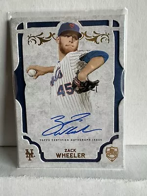 2015 Topps Supreme Autograph Zack Wheeler #SA-ZW Auto New York Mets • $17.95