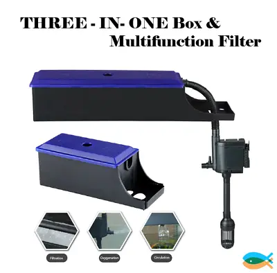 $21.90 • Buy SUNSUN Aquarium Fish Tank Multifunction Filter Box And Water Pump (optional) 