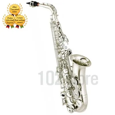 YAMAHA YAS 480S SILVER ALTO SAXOPHONE - FACTORY SEALED + Hard Case -Warranty • $1990