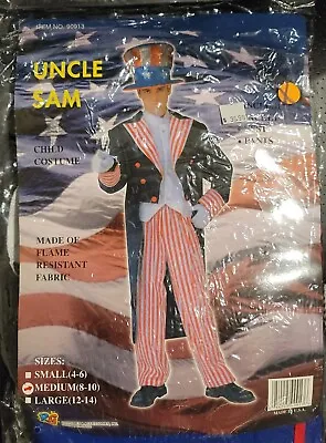 Uncle Sam Costume Boys 8-10 Halloween  • $12.99