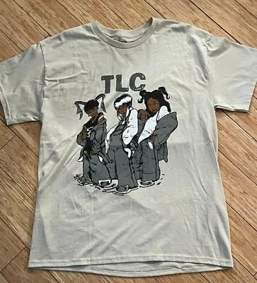 TLC T-Shirt Tee Retro 90s Hip Hop Rnb Grey Color Remake Shirt TE6534 • $16.99