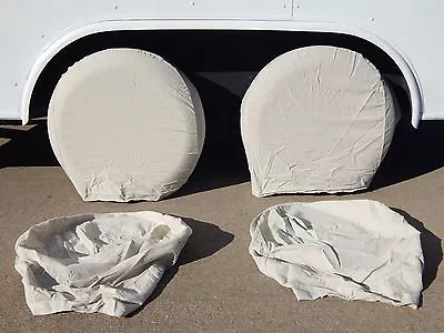  Tire  Wheel Covers  Set Of 4 Four Trailer RV  Motor Home Car Truck New  • $29.99