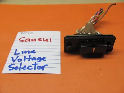 Sansui 7070 Rear Panel Voltage Selector Assembly No Part Number Available • $17.95