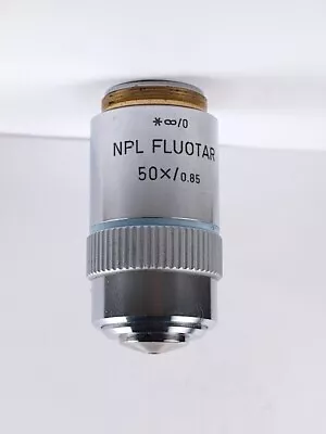 $299.99 • Buy Leitz NPL Fluotar 50x /.85 DRY Infinity RMS Metallurgical Objective