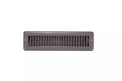 Brown Steel Floor Register Vent Diffuser W/ Damper Fits 2-1/4 X12  Duct Opening • $20.66