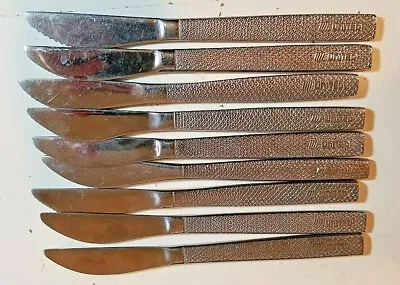 Vintage United Airlines Silverware Flatware Knife 1974-1993 Set Of Nine • $14.99