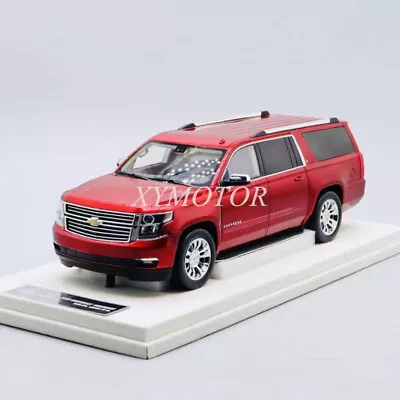 GOC 1/18 Chevy Suburban SUV 2015 Off-road Vehicle Diecast Model Car Gifts Red • $263.50