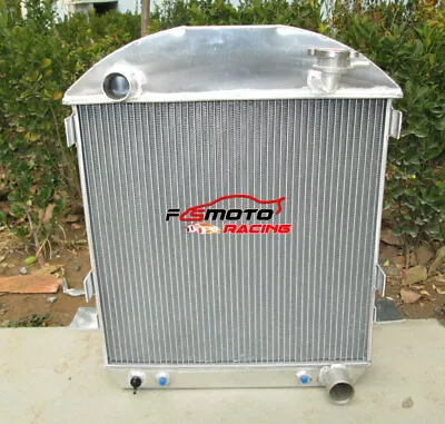 3 Row For Ford Chev Chevy Engine Model T-Bucket Grill Aluminum Radiator 1924-27 • $162