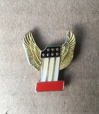 Vtg 80's Harley Davidson #1 With Wings Enamel Lapel Pin • $12.99