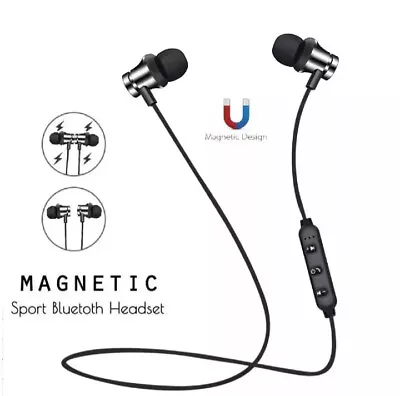 Earphones Sports Bluetooth Wireless Earbuds Headphones Headset Stereo In Ear SLV • £4.45