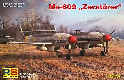 RS Models 1/72 Messerschmitt 609  Zerstörer  Plastic Model Kit! • $26.90