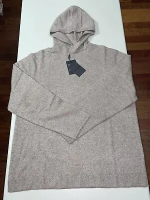 Naadam Men's Recycled Cashmere Hoodie Heather Taupe XL • $99.99