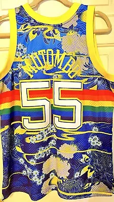 Dikembe Mutombo Denver Nuggets Mitchell & Ness NBA Jersey L Large Blue #55 NWOT • $75