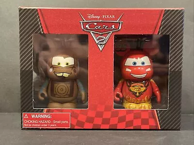 NEW Disney Pixar Cars 2 Vinylmation New Sealed Box Lightning McQueen & Tow Mater • $29.99