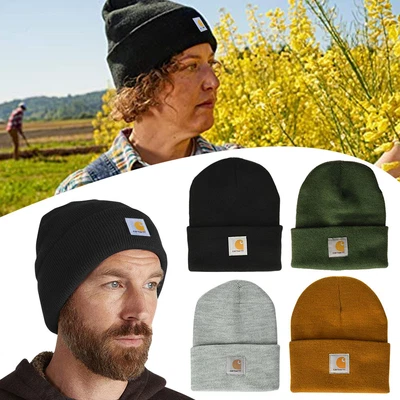 £8.68 • Buy 2023 Carhartt Beanie Hats Knitted Soft Cap Warm Winter Adults Women Men Boys