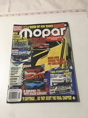 Mopar Collector's Guide MCG July 2004 Magazine Back Issue • $7.80