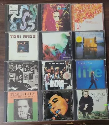 Lot Of 12 CDs 80s 90s Alternative & Classic Rock Lot 2 • $12.99