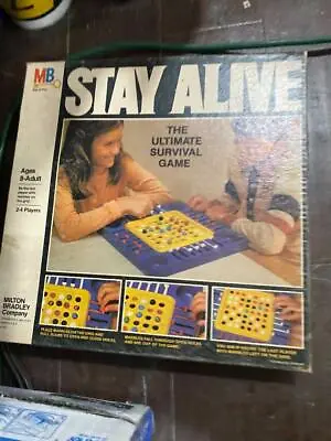 $65 • Buy Vintage 1971 Stay Alive Game By Milton Bradley Complete