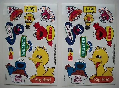 Sesame Street Muppets Sticker Sheets 2000 • $9.99