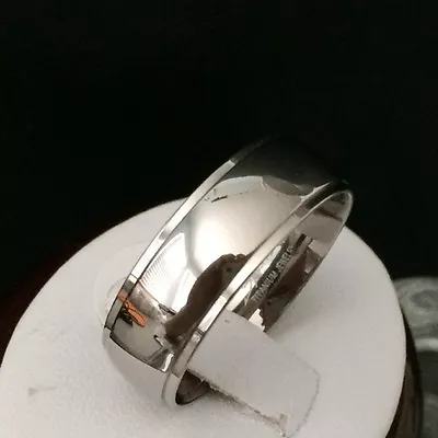 Titanium Men's Wedding Anniversary Band Ring Dome Mirror Polished Size 5-14 • $17.95