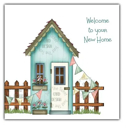 £2.99 • Buy Welcome To Your New Home Card House Bunting Personalised Name House Number
