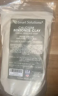 Lot Of 2 SMART SOLUTIONS Calcium Bentonite Clay Food Grade 2 Lb Healing Clay • $29.99