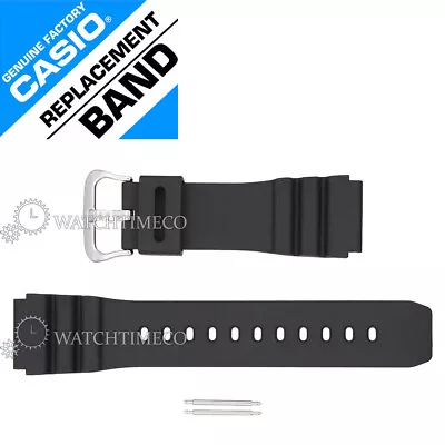 Genuine Casio Watch Band Diver MDV-106-1AV MDV-106-7AV Black Rubber Strap + Rods • $47.85