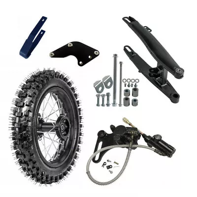 90/100-14 Rear Rim Tyre Wheel Swing Arm Dirt Bike Thumpstar CRF70 110cc 125cc • $299.85