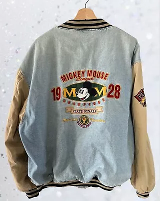 Vintage Disney Mickey Mouse 1928 Varsity Jacket • $170