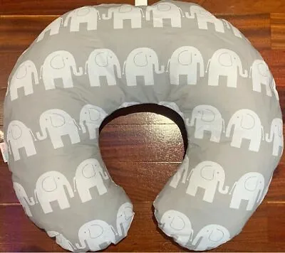 £13.99 • Buy Baby Breast Feeding Pillow Pregnancy Nursing Maternity Cotton Elephants Grey