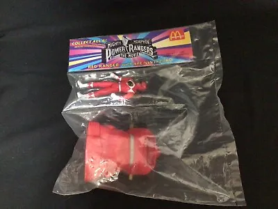 Mighty Morphin Power Rangers The Movie 1995 McDonalds Red Ranger W/Ape NEW • $9.99