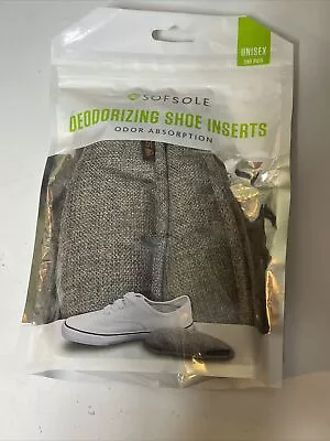 SOF SOLE Deodorizing Shoe Inserts Eco-Friendly Odor Absorption Shoe Freshener • $7.95