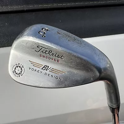 Titleist BV Vokey Design Spin Milled SM60-08 Lob Wedge Golf Club 60 Degree • $39.95