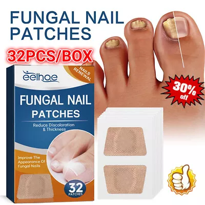 32x Anti Fungal Nail Treatment Patches Toe Fungus Onychomycosis Repair Stickers • $2.02