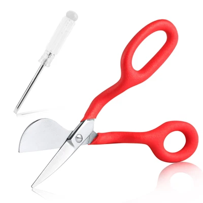 £14.09 • Buy 7-Inch Carpet Pile Scissors Duckbill Applique Blade Scissors Carpet Trimmer