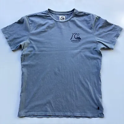 Quiksilver T-shirt Mens Size XL Blue - Aus Surfwear Logo • $17.95