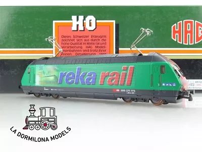 LG218 H0 =DC HAG No.281 Electric Locomotive Re 4/4 460 062-3 REKA RAIL By SBB - Original Packaging • $78.32