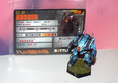 Battletech Archer Mech [clan Nova Cat] (catalyst Plastic Painted) • $18