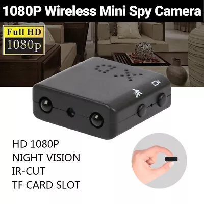 1080P Mini Wireless Hidden Spy Camera HD Micro Security Cam Night Vision IR-Cut • £9.57