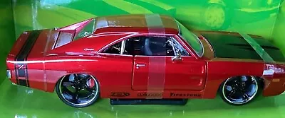 1969 Dodge Charget R/t Red 1/24 Diecast Model Car By Maisto 32537 • $17.99