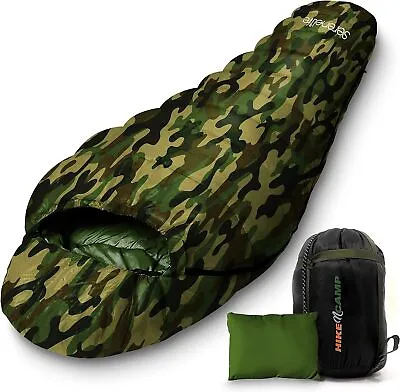 Outdoor Lightweight Weather Proof Sleeping Bag - Camping Hiking Traveling -... • £66.61